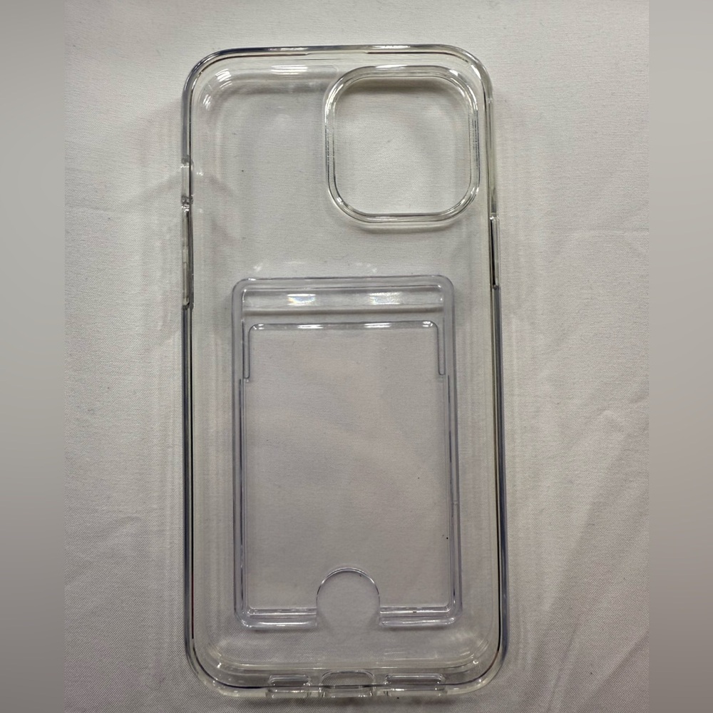 iPhone 13 Pro Max Clear Card Holder Case